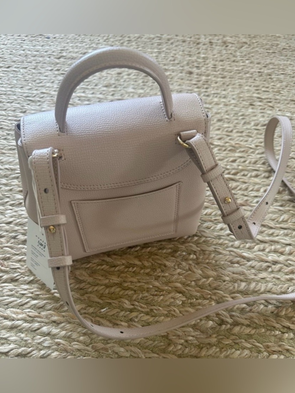 Polène Small Top-Handle Bag in Light Beige - Picture 11 of 14